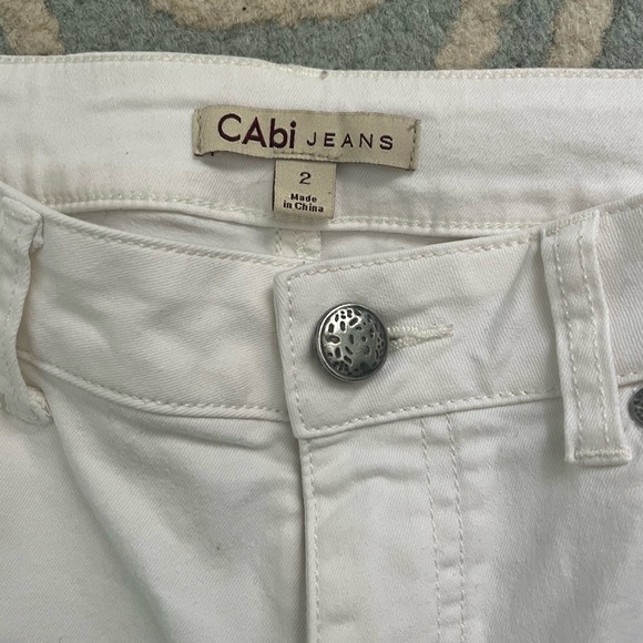 CAbi White Flare Wide Leg Jeans - Picture 3 of 7